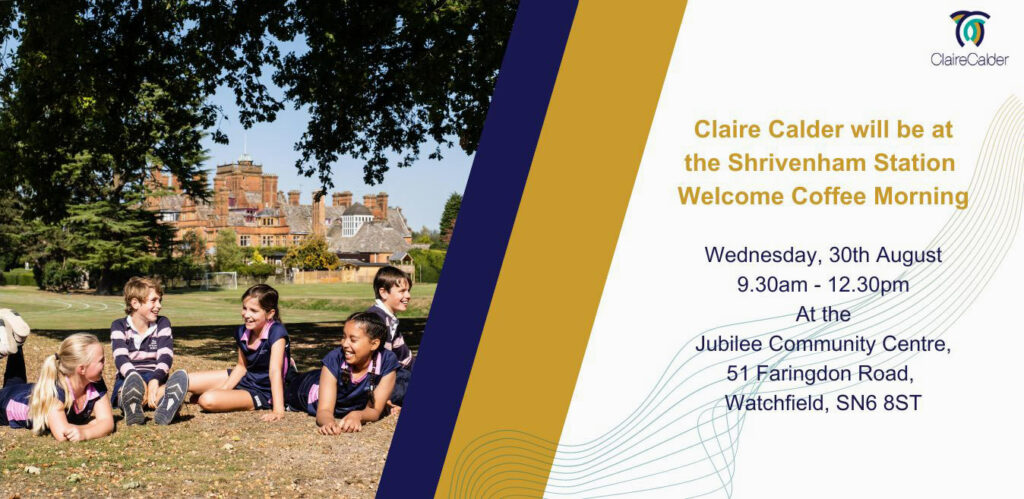 Shrivenham Welcome Coffee Morning august 2 leaflet