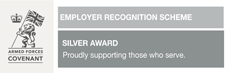 Silver Award - Armed Forces Covenant logo